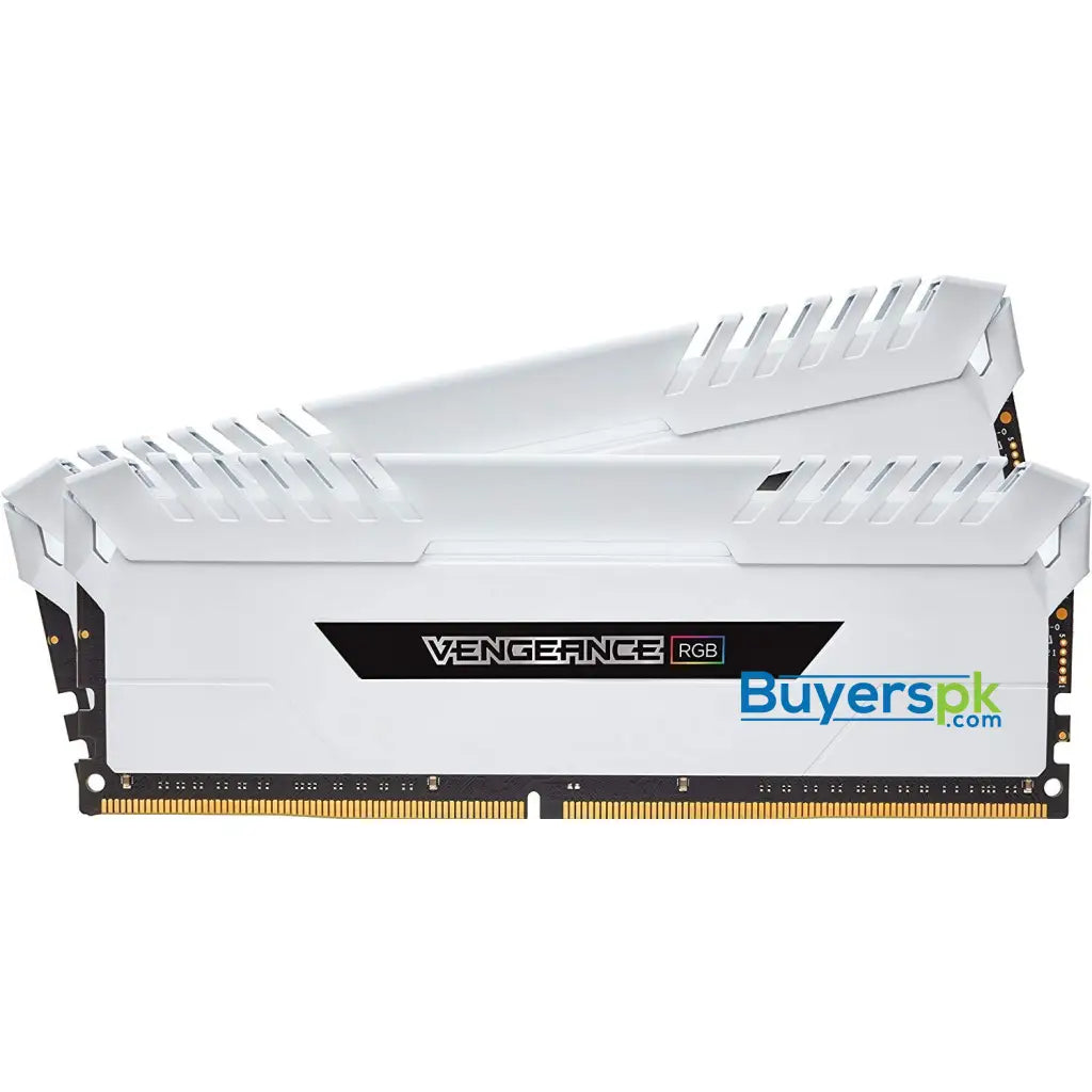 Corsair Vengeance RGB 16 GB (2 x 8 GB) DDR4 3000 MHz C15 XMP 2.0 Enthusiast RGB LED Illuminated Memory Kit - White - RAM Corsair Vengeance RGB 16 GB (2 x 8 GB) DDR4 3000 MHz C15 XMP 2.0 Enthusiast RGB LED Illuminated Memory Kit - White - RAM